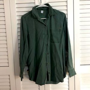 Green Old Navy Button Down